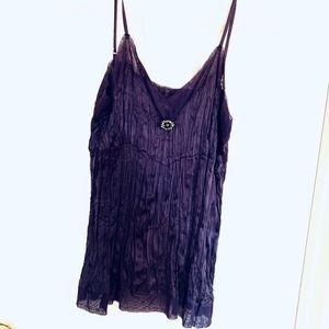 Silk dressy tank top